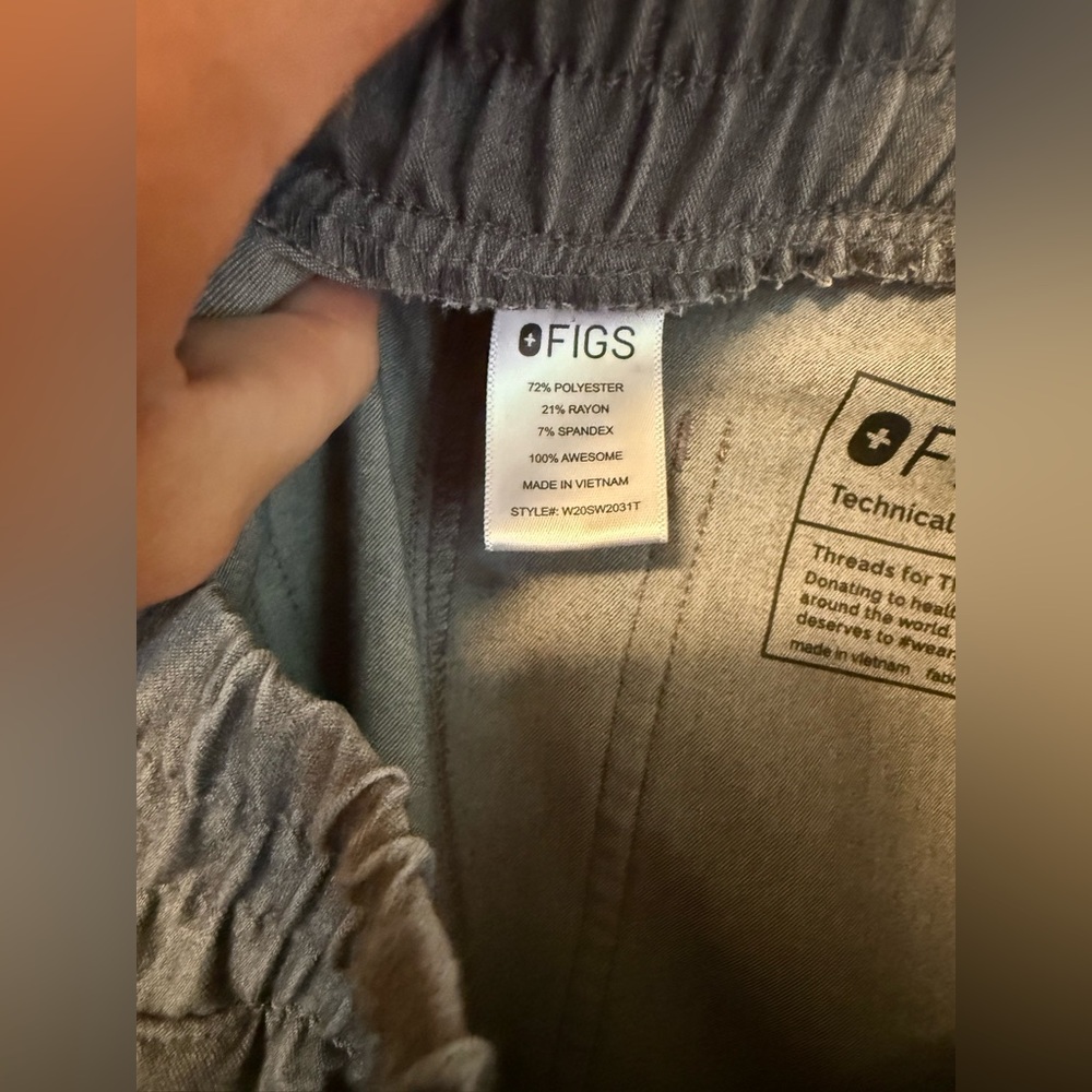 Heather Graphite Yola scrub pants - M/T - Picture 8 of 10